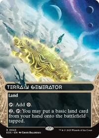 Terrain Generator (0043) (Borderless) - Edge of Eternities: Stellar Sights - Magic: The Gathering card