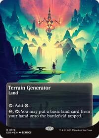 Terrain Generator (0178) (Borderless) (Galaxy Foil) - Edge of Eternities: Stellar Sights - Magic: The Gathering card