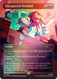 Unexpected Windfall (2092) (Rainbow Foil) - Secret Lair Drop Series - Magic: The Gathering card