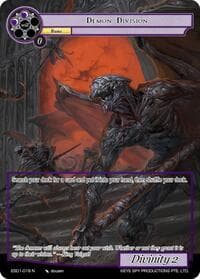 Demon Divison - Evil Cluster Starter Deck 1: Valgott - Force of Will card
