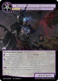 Dorian, Heartless Aristocrat - Evil Cluster Starter Deck 1: Valgott - Force of Will card