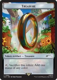 Treasure Token (2094) - Secret Lair Drop Series - Magic: The Gathering card