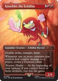 Knuckles the Echidna - Secret Lair Drop Series - Magic: The Gathering card