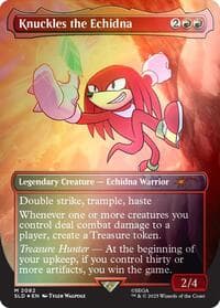 Knuckles the Echidna (Rainbow Foil) - Secret Lair Drop Series - Magic: The Gathering card