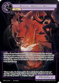 Demonic Midnight Mass - Evil Cluster Starter Deck 1: Valgott - Force of Will card