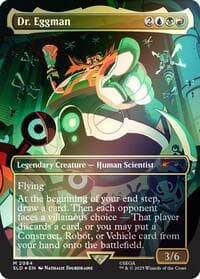 Dr. Eggman (Rainbow Foil) - Secret Lair Drop Series - Magic: The Gathering card