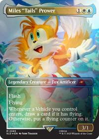 Miles "Tails" Prower (Rainbow Foil) - Secret Lair Drop Series - Magic: The Gathering card