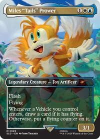 Miles "Tails" Prower - Secret Lair Drop Series - Magic: The Gathering card