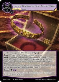 Golden Bracelet of the Raven's Order - Evil Cluster Starter Deck 1: Valgott - Force of Will card