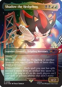 Shadow the Hedgehog (Rainbow Foil) - Secret Lair Drop Series - Magic: The Gathering card