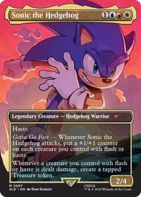 Sonic the Hedgehog - Secret Lair Drop Series - Magic: The Gathering card