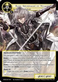 Elite Swordsman of Velmardia - Evil Cluster Starter Deck 2: Matelda - Force of Will card