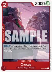 Crocus - Legacy of the Master - One Piece Card Game card