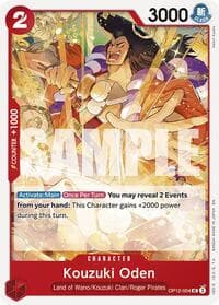 Kouzuki Oden - Legacy of the Master - One Piece Card Game card
