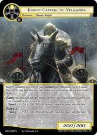 Knight-Captain of Velmardia - Evil Cluster Starter Deck 2: Matelda - Force of Will card