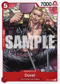 Duval - Legacy of the Master - One Piece Card Game card