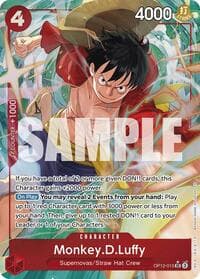 Monkey.D.Luffy (Alternate Art) - Legacy of the Master - One Piece Card Game card
