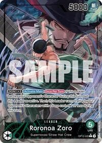 Roronoa Zoro (020) (Alternate Art) - Legacy of the Master - One Piece Card Game card