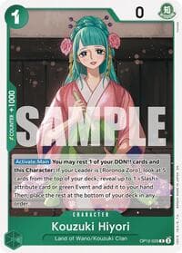 Kouzuki Hiyori - Legacy of the Master - One Piece Card Game card