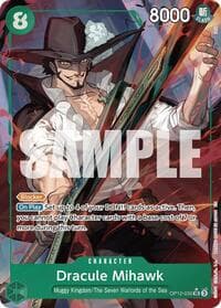 Dracule Mihawk (Alternate Art) - Legacy of the Master - One Piece Card Game card