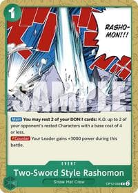 Two-Sword Style Rashomon - Legacy of the Master - One Piece Card Game card