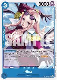 Hina - Legacy of the Master - One Piece Card Game card