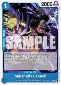 Marshall.D.Teach - Legacy of the Master - One Piece Card Game card