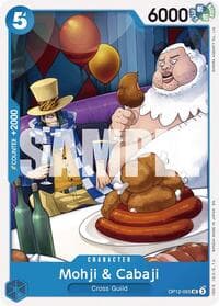 Mohji & Cabaji - Legacy of the Master - One Piece Card Game card