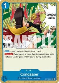 Concasser - Legacy of the Master - One Piece Card Game card