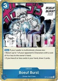 Boeuf Burst - Legacy of the Master - One Piece Card Game card