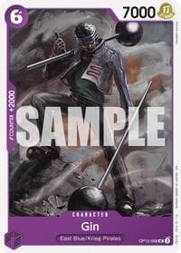 Gin - Legacy of the Master - One Piece Card Game card