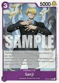Sanji (070) - Legacy of the Master - One Piece Card Game card