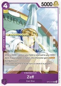 Zeff - Legacy of the Master - One Piece Card Game card