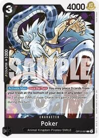Poker - Legacy of the Master - One Piece Card Game card