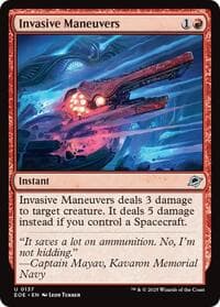 Invasive Maneuvers - Edge of Eternities - Magic: The Gathering card