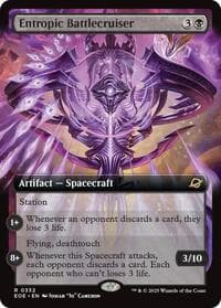 Entropic Battlecruiser (Extended Art) - Edge of Eternities - Magic: The Gathering card