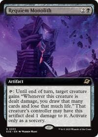 Requiem Monolith (Extended Art) - Edge of Eternities - Magic: The Gathering card