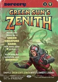 Green Sun's Zenith (Showcase) - Special Guests - Magic: The Gathering card