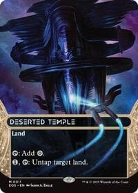 Deserted Temple (0011) (Borderless) - Edge of Eternities: Stellar Sights - Magic: The Gathering card