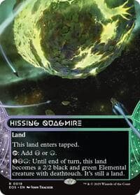 Hissing Quagmire (0019) (Borderless) - Edge of Eternities: Stellar Sights - Magic: The Gathering card