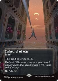 Cathedral of War (0051) (Borderless) - Edge of Eternities: Stellar Sights - Magic: The Gathering card
