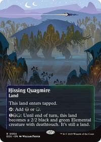 Hissing Quagmire (0064) (Borderless) - Edge of Eternities: Stellar Sights - Magic: The Gathering card