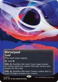Mirrorpool (0072) (Borderless) - Edge of Eternities: Stellar Sights - Magic: The Gathering card