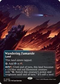 Wandering Fumarole (0090) (Borderless) - Edge of Eternities: Stellar Sights - Magic: The Gathering card