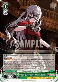 Masquerade, Oblivionis (SR) - MyGO!!!!! x Ave Mujica - Weiss Schwarz card