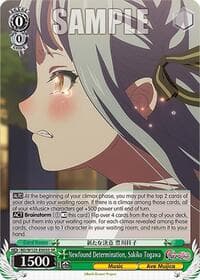 Newfound Determination, Sakiko Togawa (SR) - MyGO!!!!! x Ave Mujica - Weiss Schwarz card