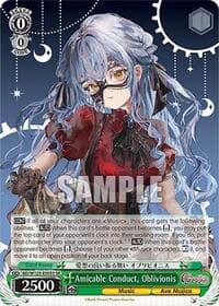 Amicable Conduct, Oblivionis (SR) - MyGO!!!!! x Ave Mujica - Weiss Schwarz card