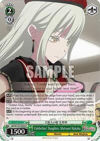 Celebrities' Daughter, Mutsumi Wakaba - MyGO!!!!! x Ave Mujica - Weiss Schwarz card