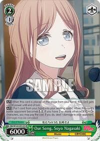 Our Song, Soyo Nagasaki (SR) - MyGO!!!!! x Ave Mujica - Weiss Schwarz card