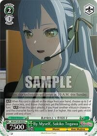 By Myself, Sakiko Togawa - MyGO!!!!! x Ave Mujica - Weiss Schwarz card